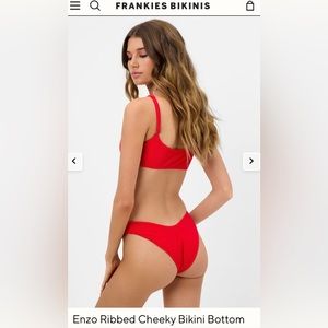 Frankie’s Enzo Ribbed Bikini Bottoms